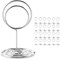 26 PCS Place Card Holders – Metal Wire Table Number & Photo Holders for Wedding, Party & Table Centerpieces